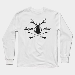 Deer hunting emblem Long Sleeve T-Shirt